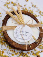 *Fall* Mini Round Dough Candle