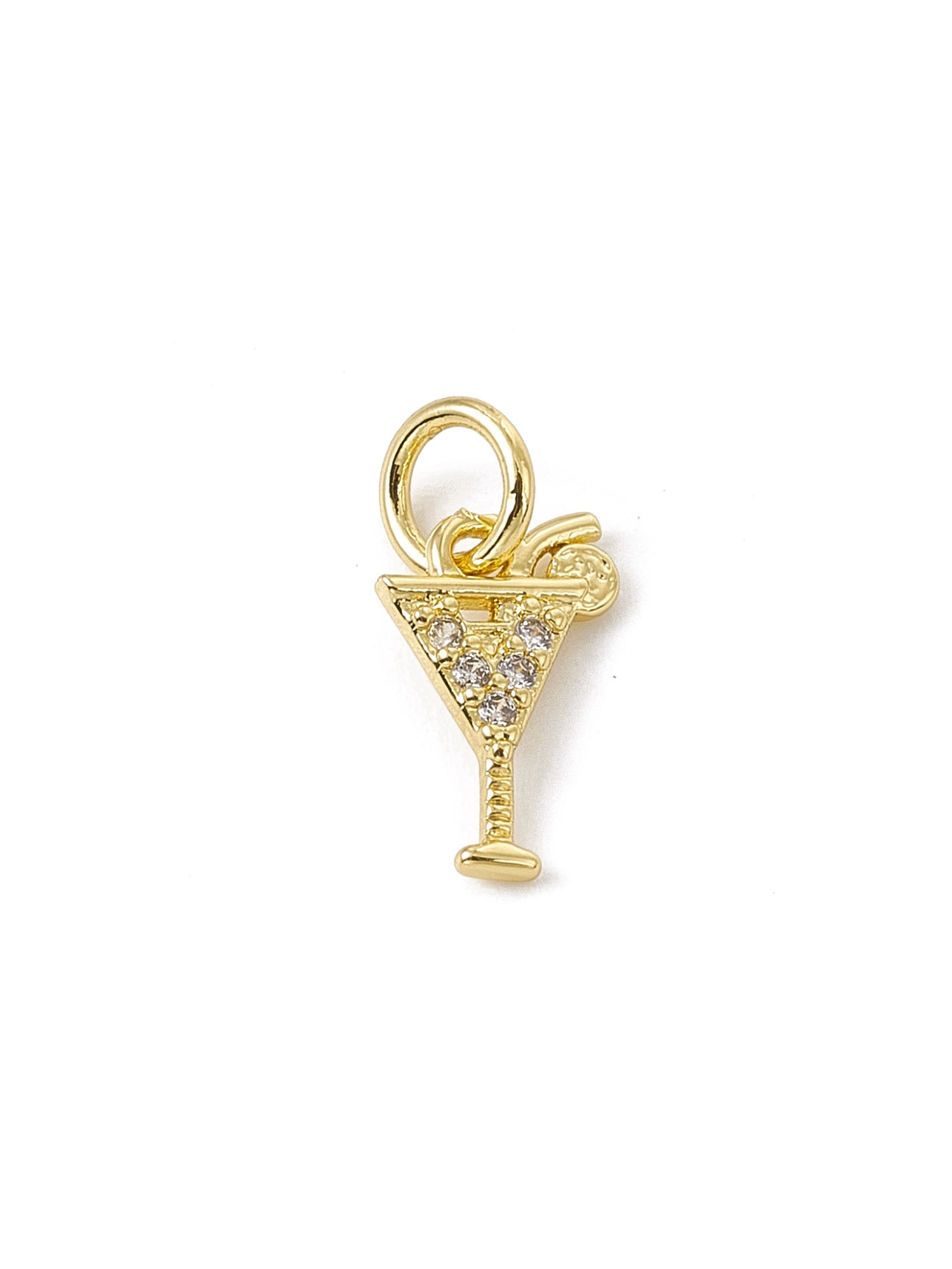 Gold Cocktail Hour Charm