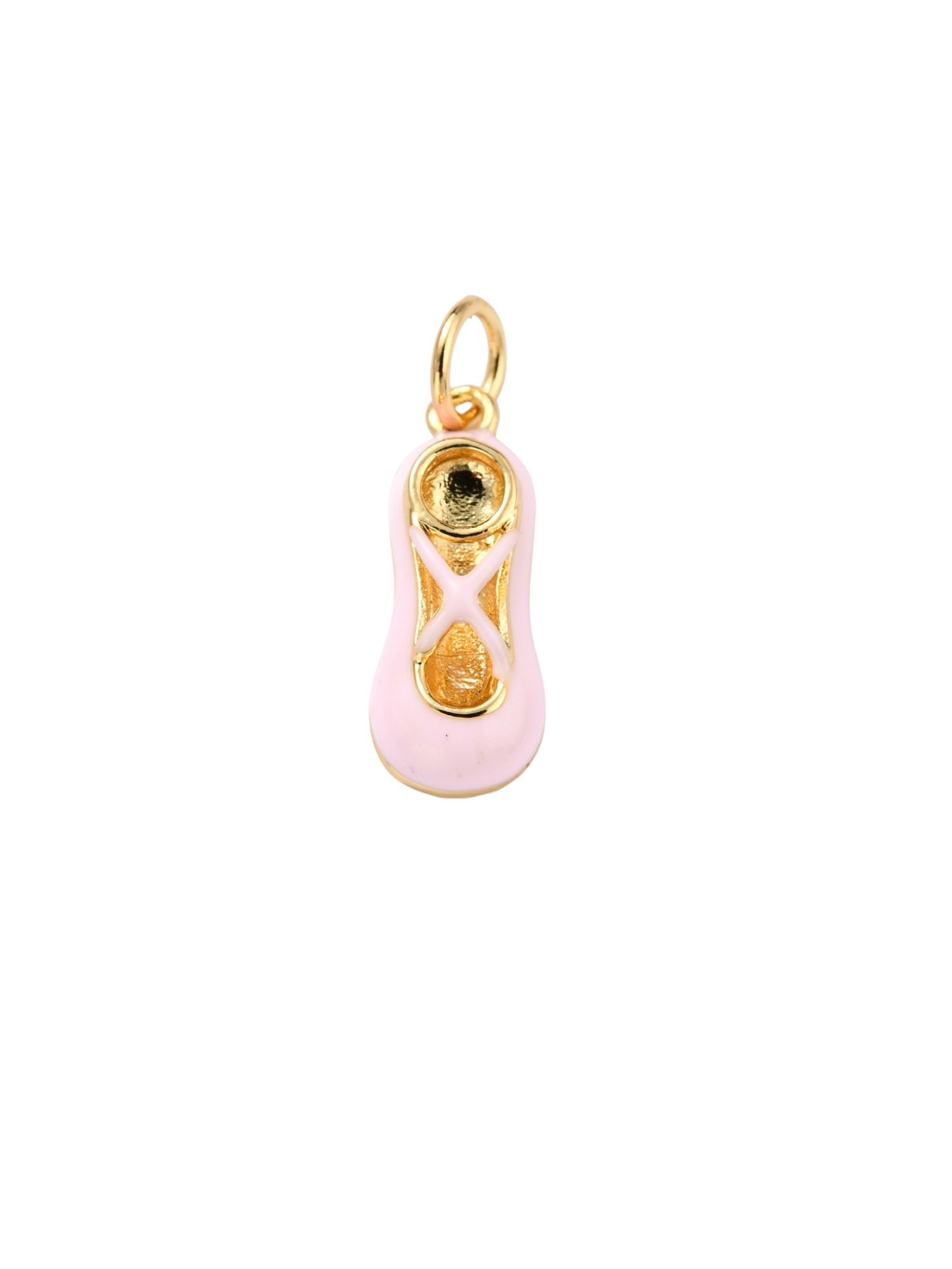 'On Pointe' Soft Pink Ballet Slipper Charm