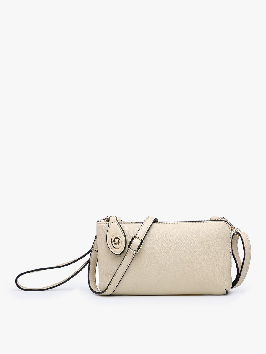 Kendall Crossbody/Wristlet w/ Twist Lock Closure