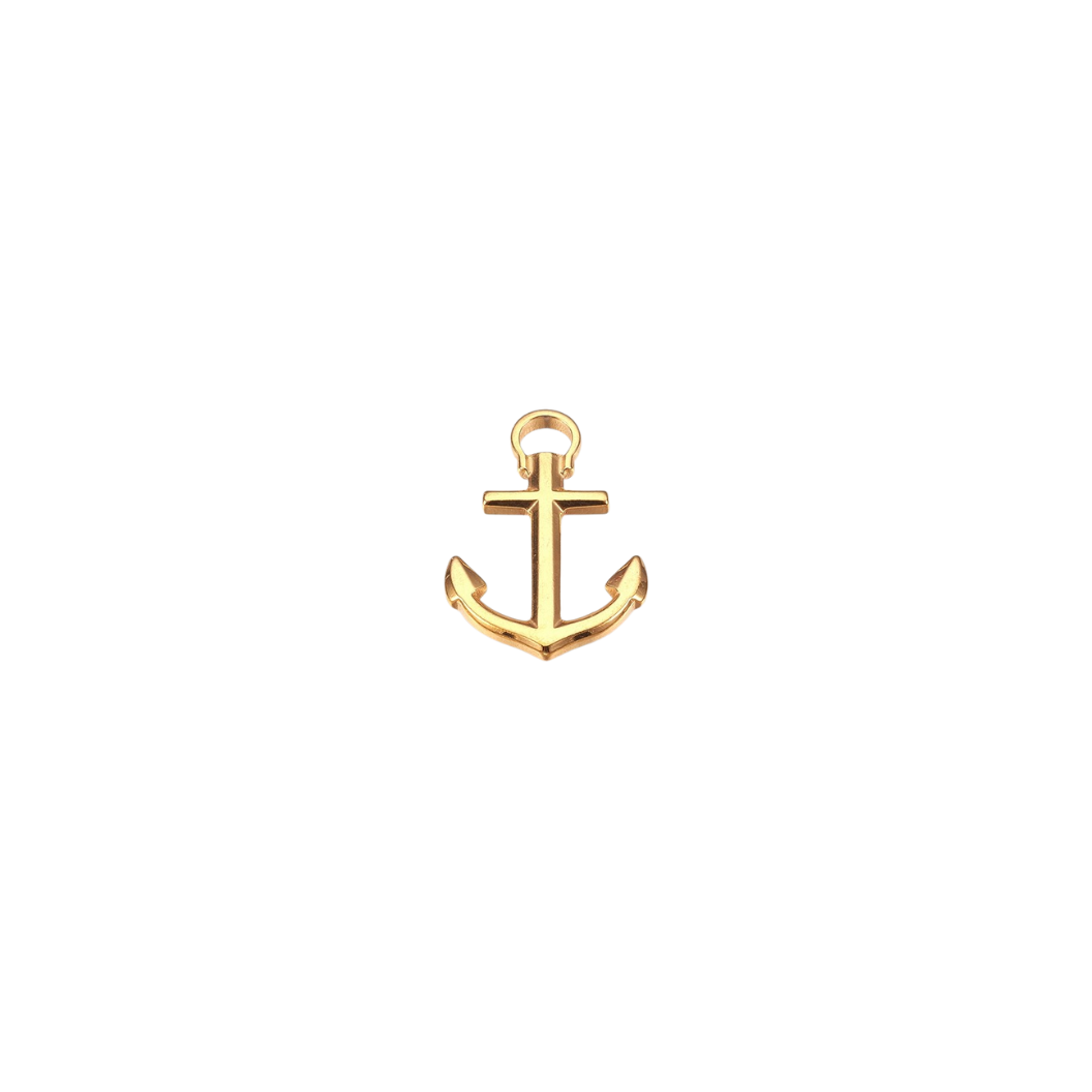 Gold Anchor of Grace Charm