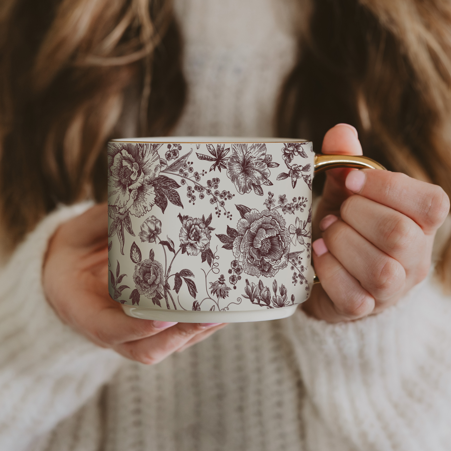 *NEW* Brown Delft Coffee Mug - Fall Decor & Gifts