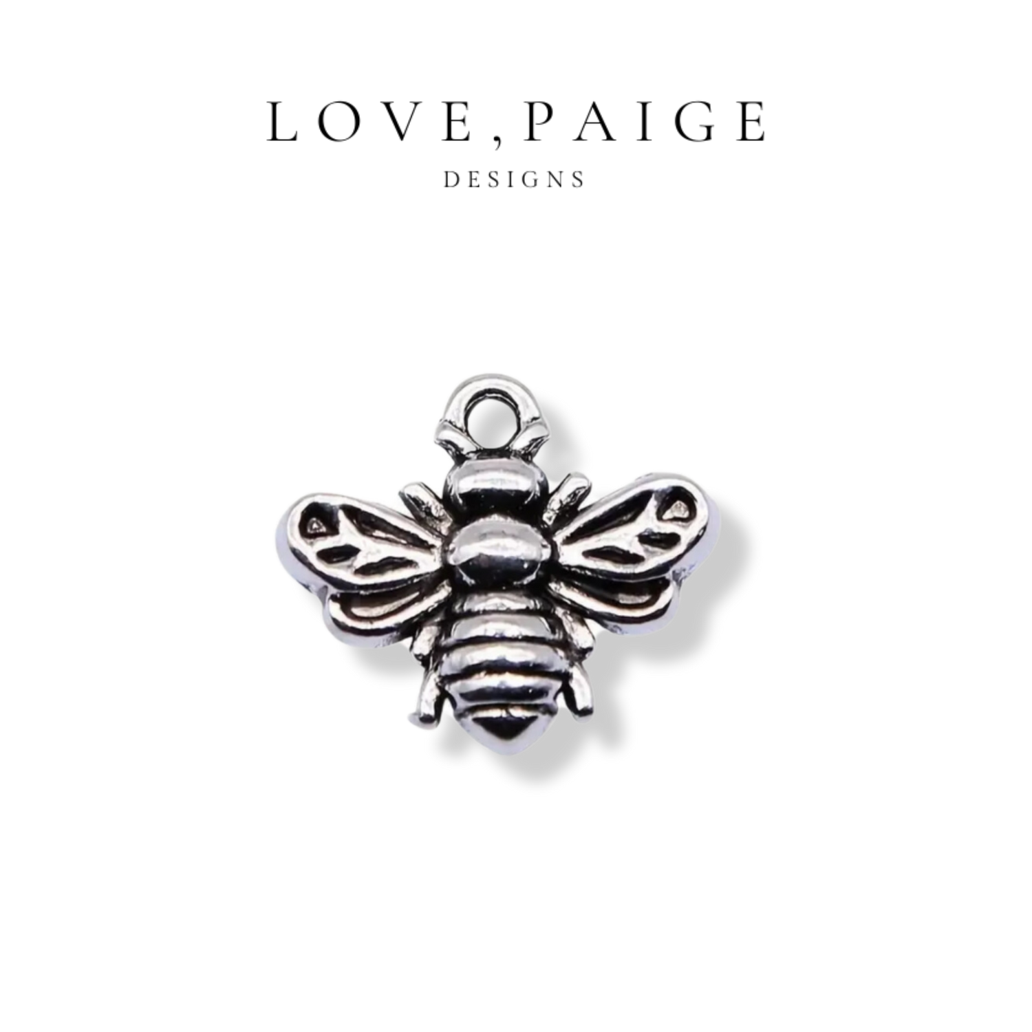 Bee Silver Charm