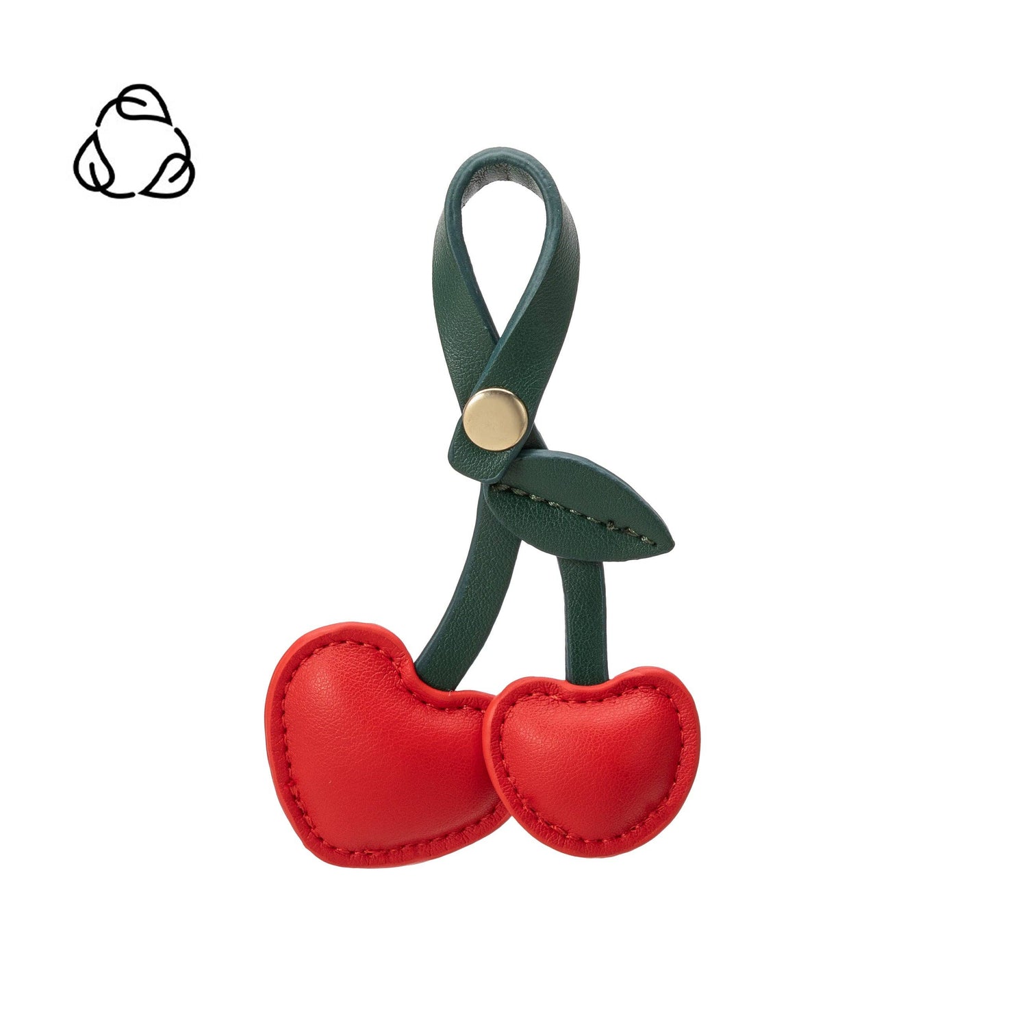 Cherry Red Recycled Vegan Bag Charm Pre-Order 3/30