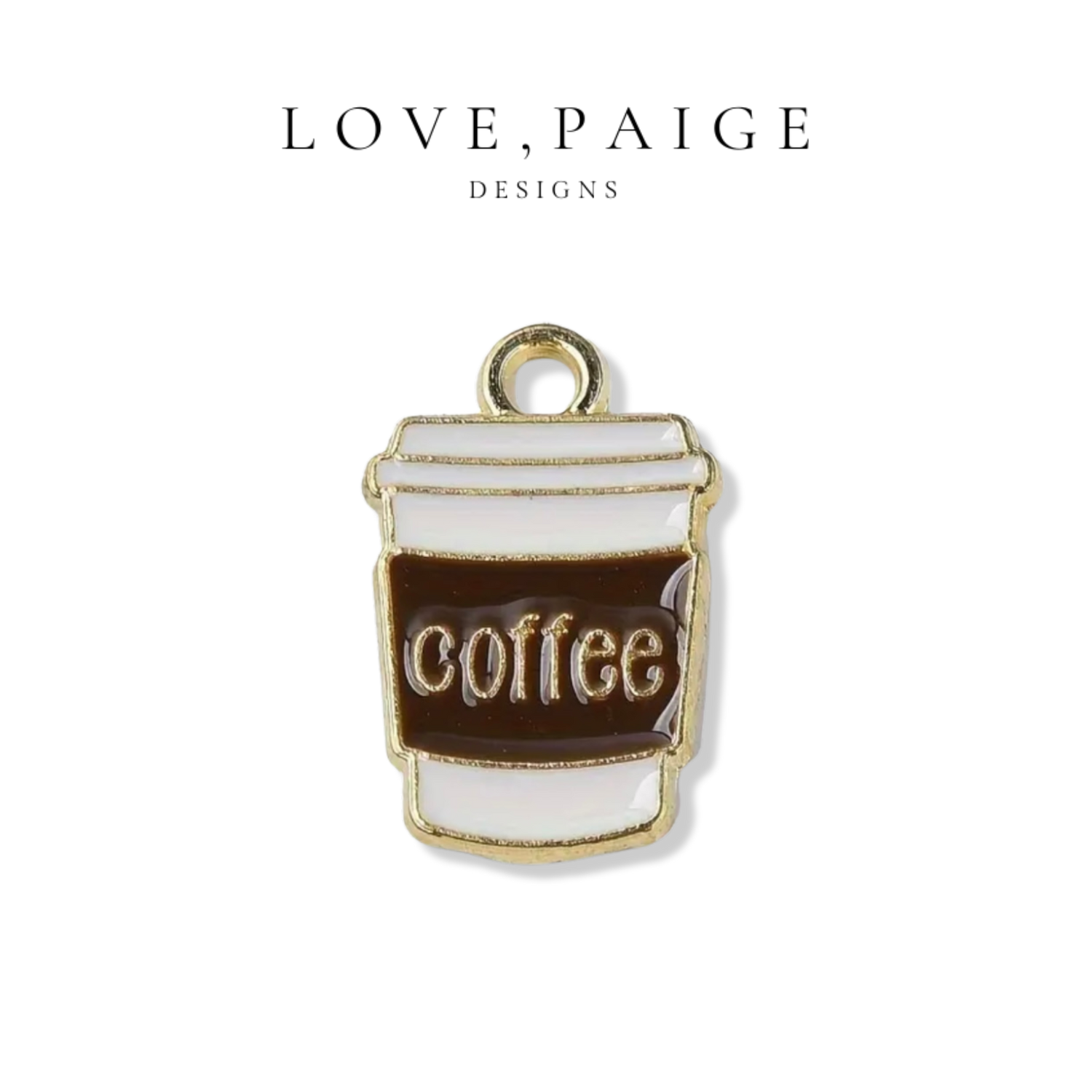 Coffee Cup Charm