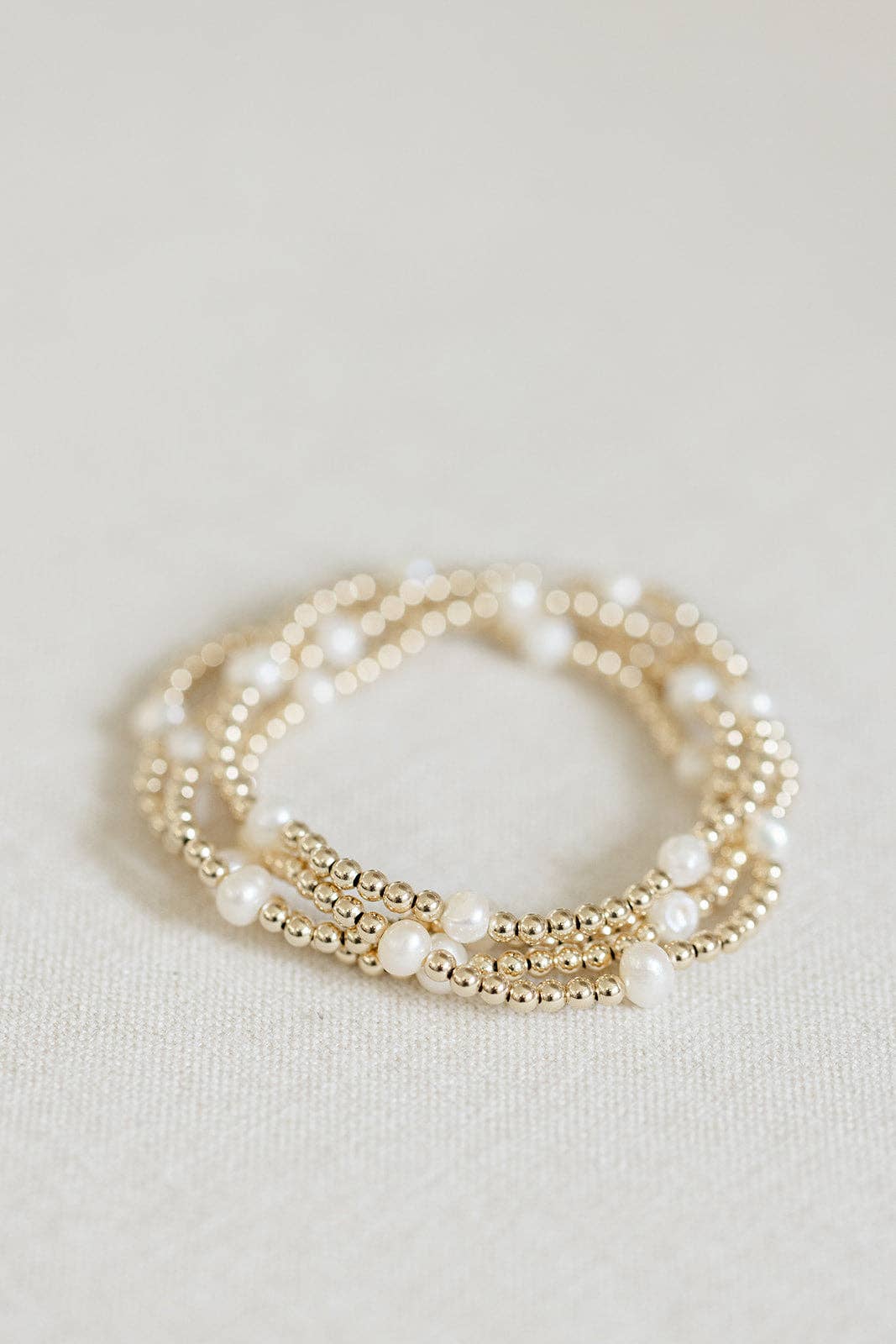 3mm pearl satellite bracelet